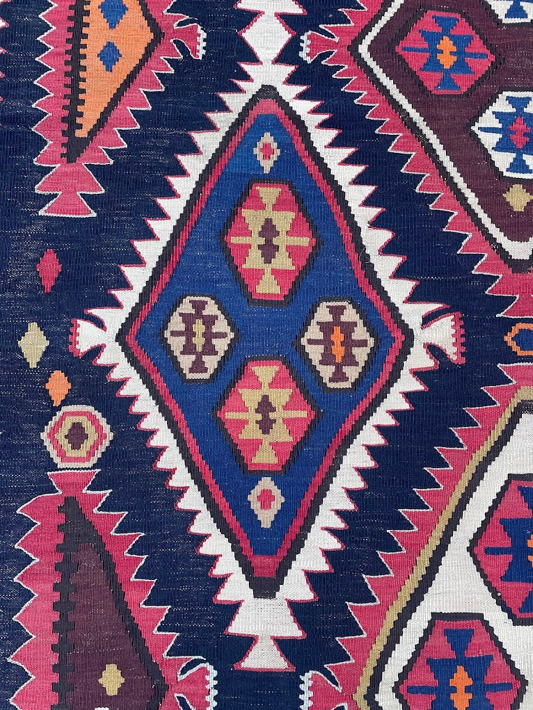 Antique Caucasian Kilim 5'9 x 11'0