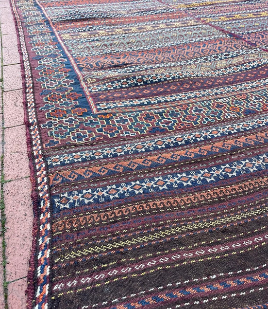Afghan Dowry Cicim 5'1 x 10'1