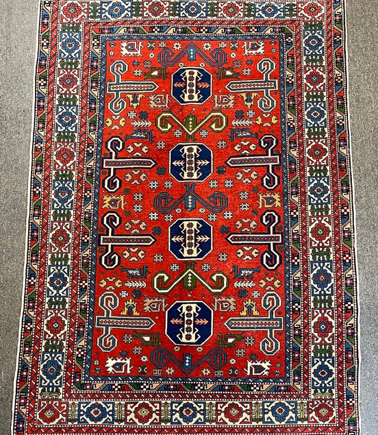 Caucasian Shirvan 4'3 x 6'5
