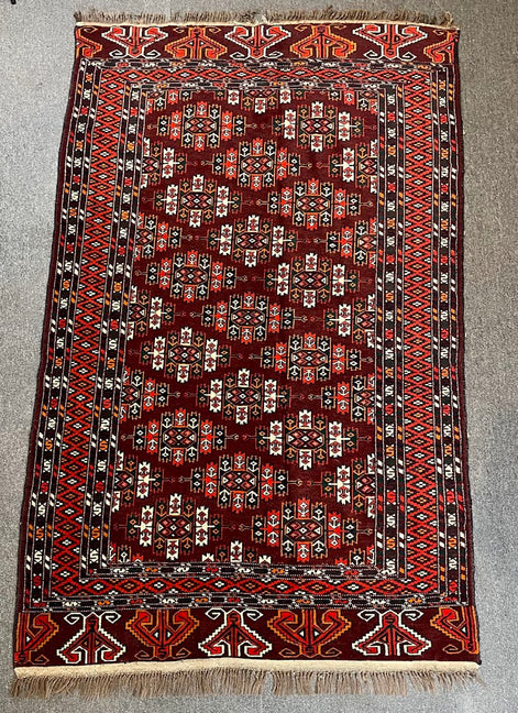 Turkmen Yamut 4'2 x 6'5