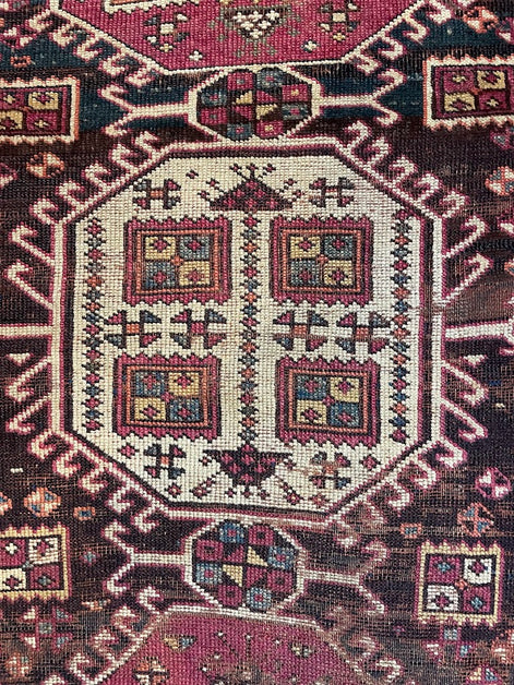 Antique Caucasian 4'1 x 9'7