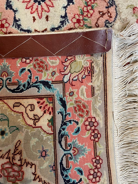 Persian Wool/Silk Floral 2'5 x 9'9