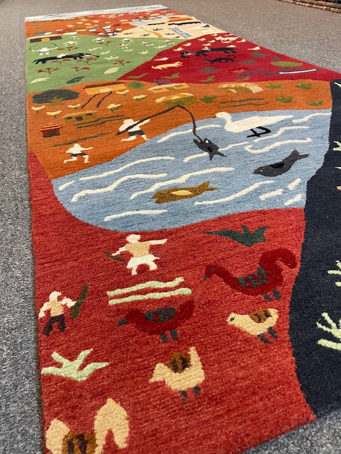 Tibetan Village 2'5 x 7'0