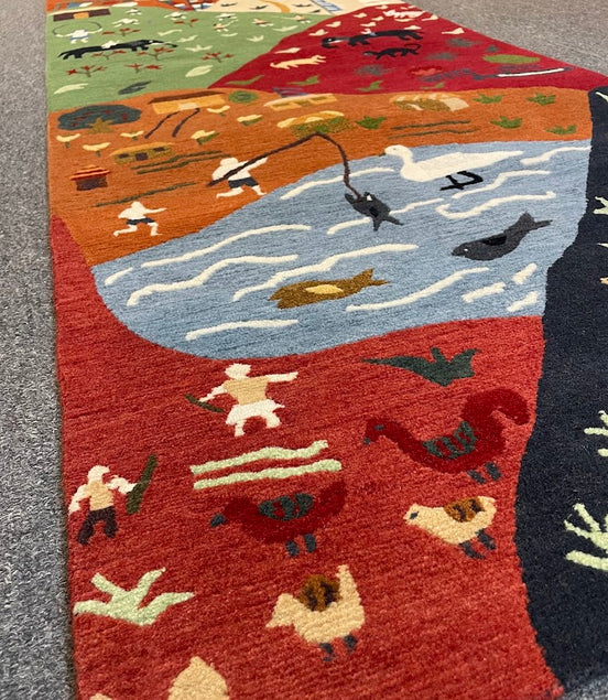 Tibetan Village 2'5 x 7'0