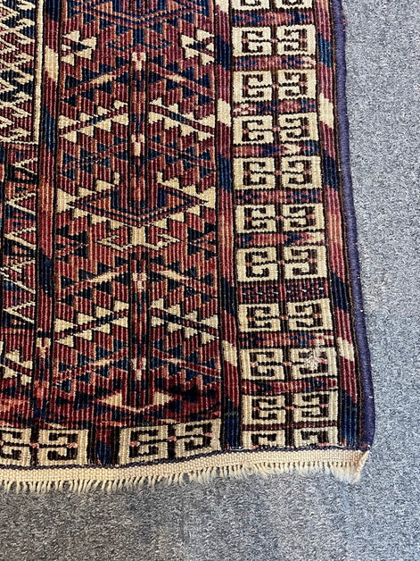 Antique Turkmen Ensi Perde 4'5 x 5'6