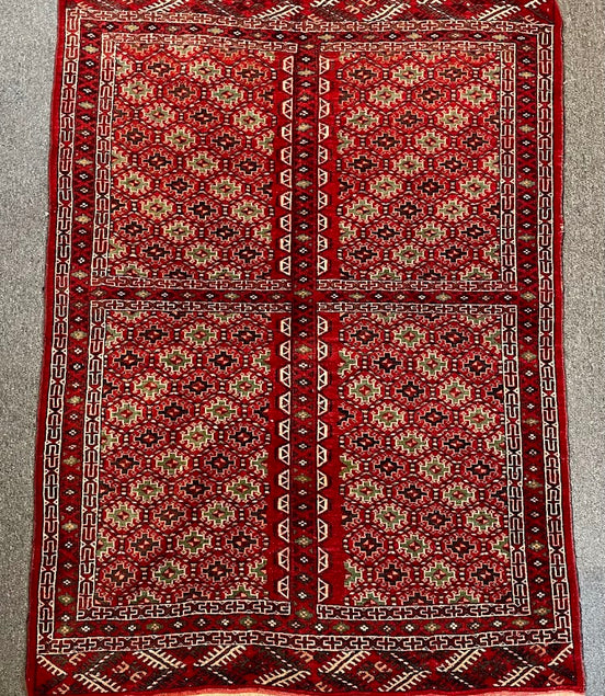 Turkmen Yamut Ensi Perde 4'0 x 5'7