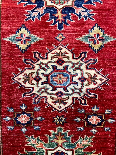 Afghan Kazak Hazara 2'8 x 10'1