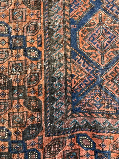 Antique Afghan Baluch 3'8 x 5'8