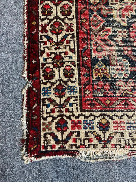 Antique Iranian Bijar 2'7 x 9'8