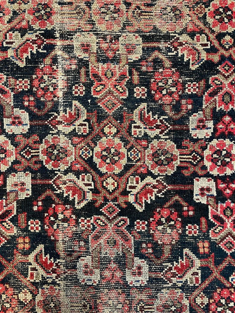 Antique Iranian Bijar 2'7 x 9'8