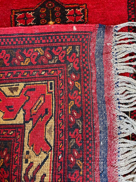 Afghan Geometric Floral 2'9 x 8'9