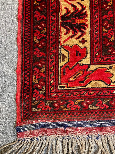 Afghan Geometric Floral 2'9 x 8'9