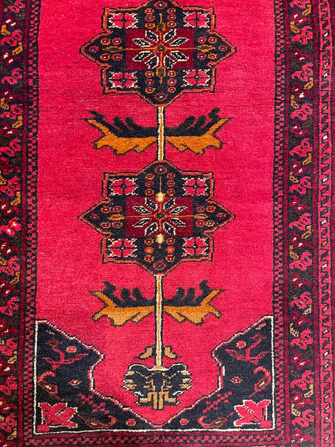 Afghan Geometric Floral 2'9 x 8'9