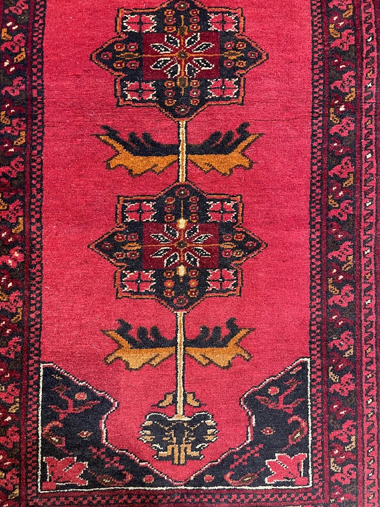 Afghan Geometric Floral 2'9 x 8'9