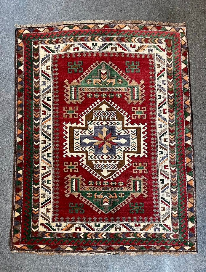 Turkish Kars Kazak 4'5 x 5'5