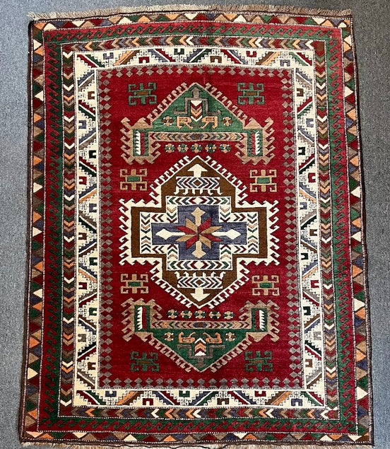 Turkish Kars Kazak 4'5 x 5'5