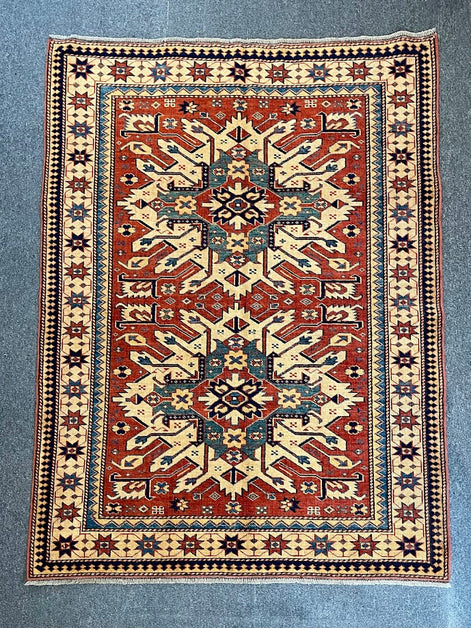 Turkish Eagle Kazak 4'0 x 5'6