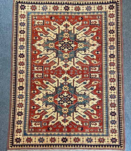 Turkish Eagle Kazak 4'0 x 5'6