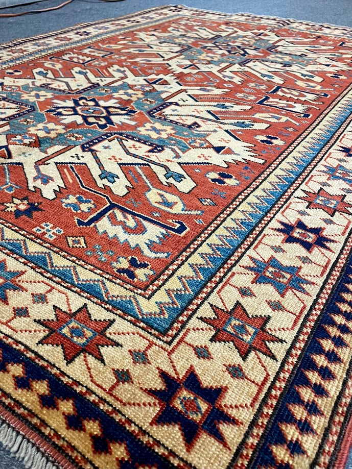 Turkish Eagle Kazak 4'0 x 5'6