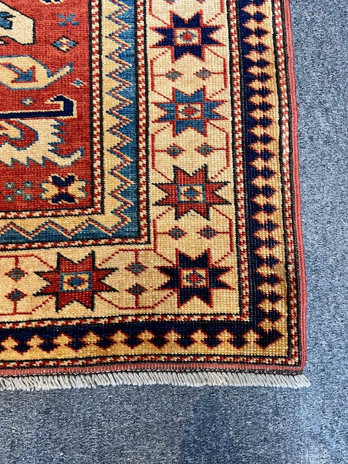 Turkish Eagle Kazak 4'0 x 5'6