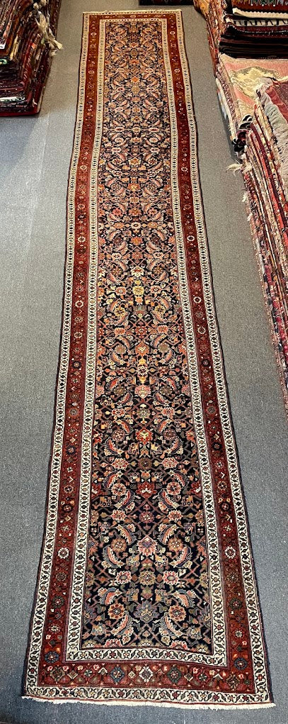 Antique Iranian Farahan Sarouk 3'0 x 18'8