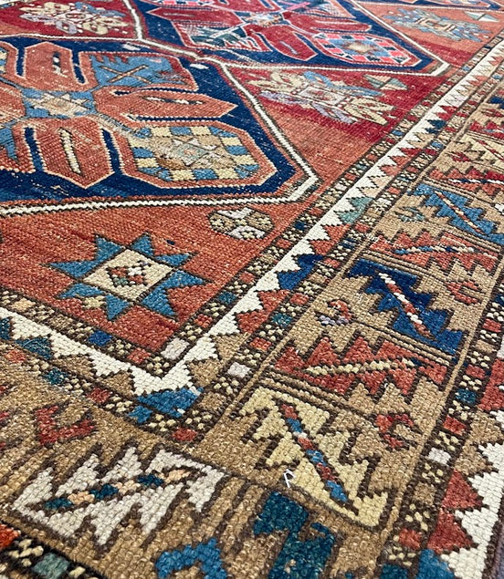 Antique Caucasian Kazak 4'0 x 7'0