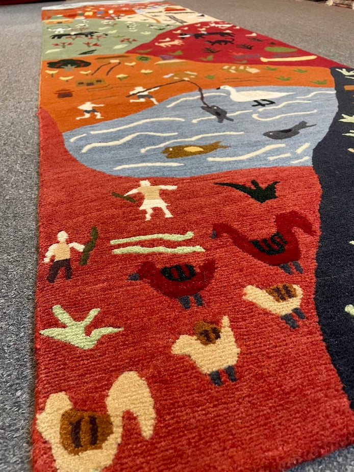 Tibetan Village 2'5 x 9'0