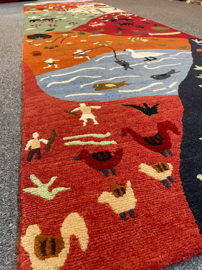 Tibetan Village 2'5 x 9'0