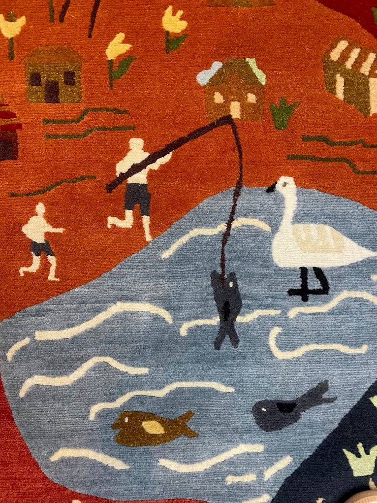 Tibetan Village 2'5 x 9'0