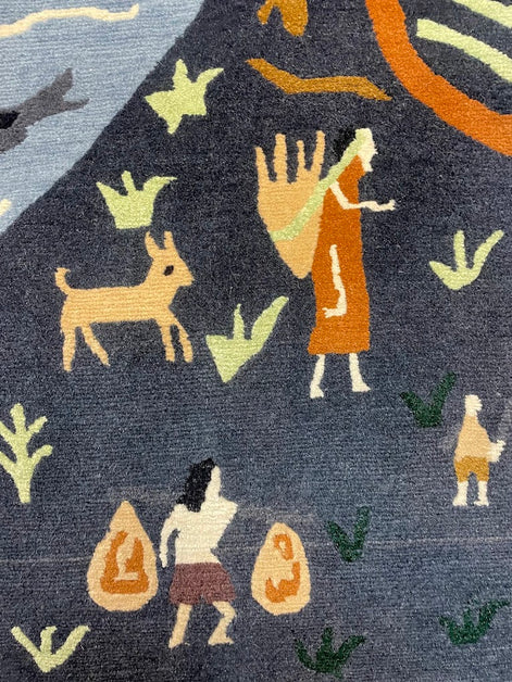 Tibetan Village 2'5 x 9'0