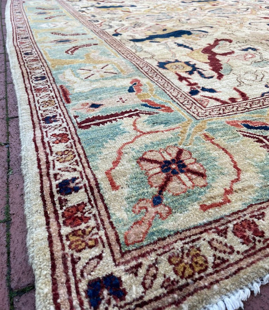 Afghan Abstract Floral 6'7 x 9'7