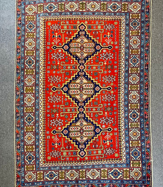 Caucasian Geometric 4'1 x 5'7