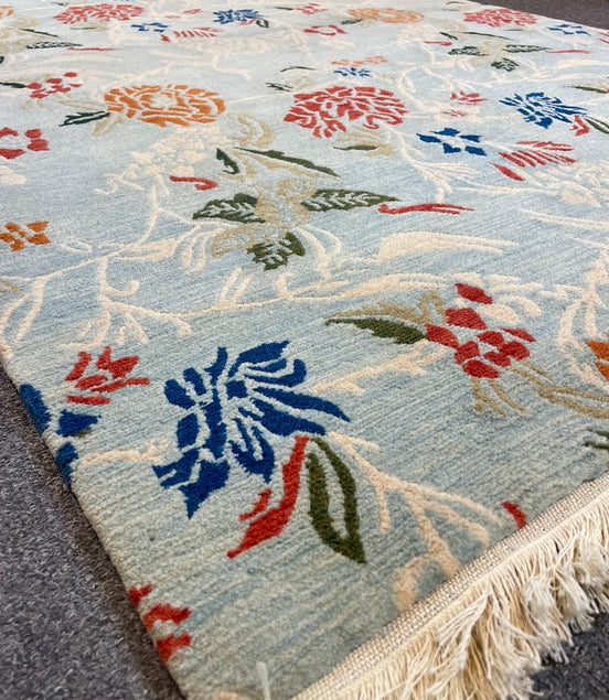 Tibetan Floral 4'1 x 6'1