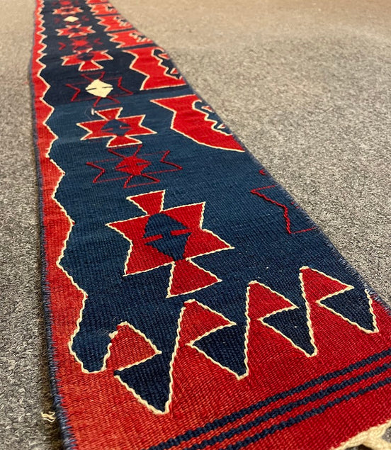 Turkish Nuzumlu Kilim 0'9 x 9'3