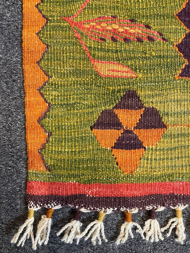 Turkish Nuzumlu Kilim 3'6 x 5'2