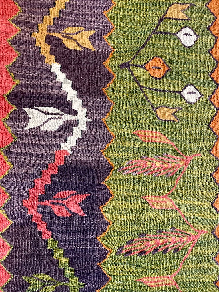 Turkish Nuzumlu Kilim 3'6 x 5'2