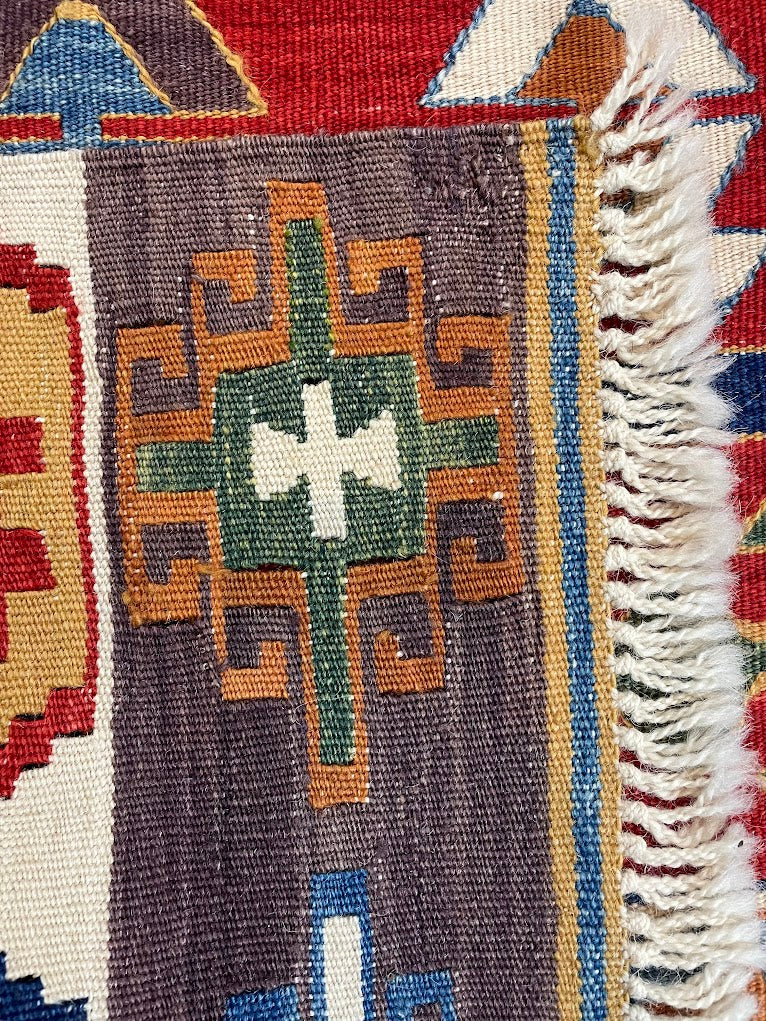 Turkish Nuzumlu Kilim 3'6 x 5'3