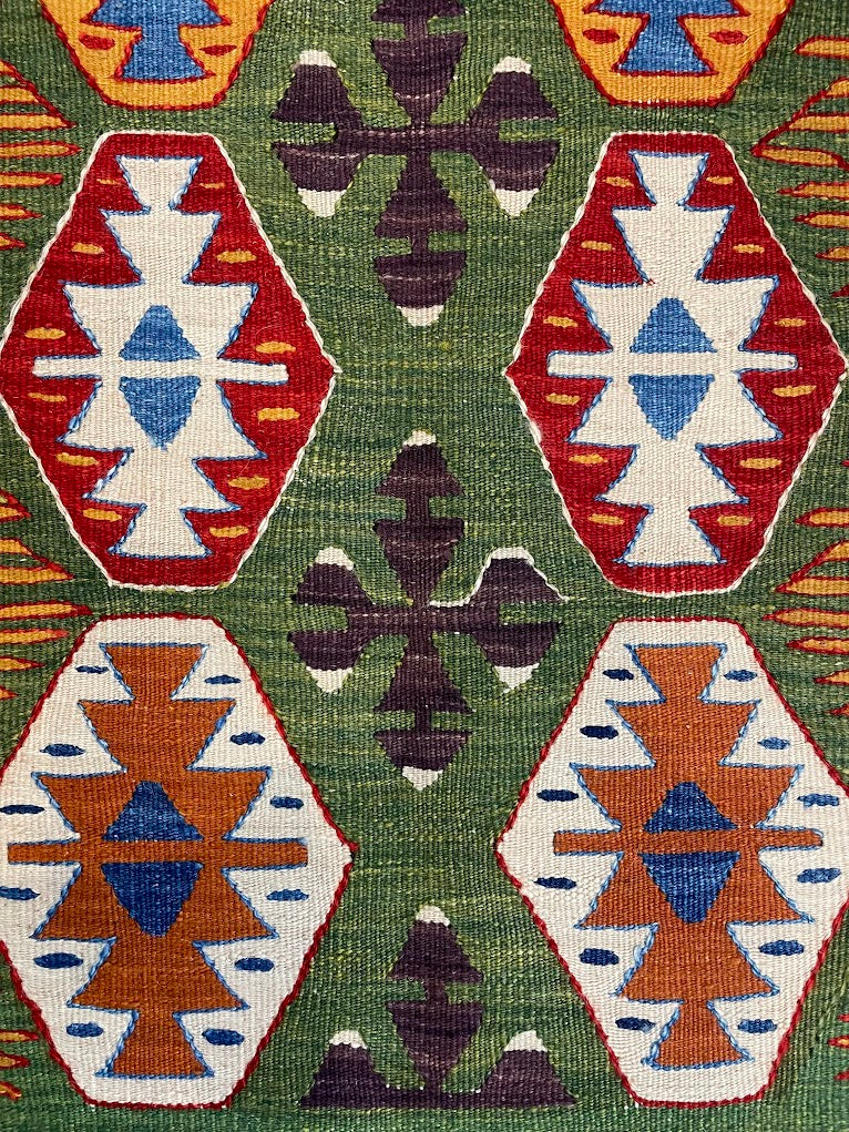 Turkish Nuzumlu Kilim 3'3 x 4'9