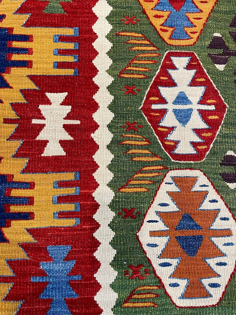 Turkish Nuzumlu Kilim 3'3 x 4'9