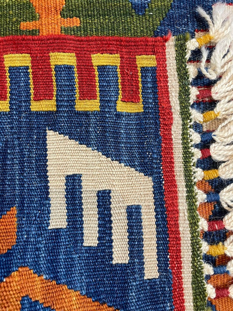 Turkish Nuzumlu Kilim 3'6 x 4'5