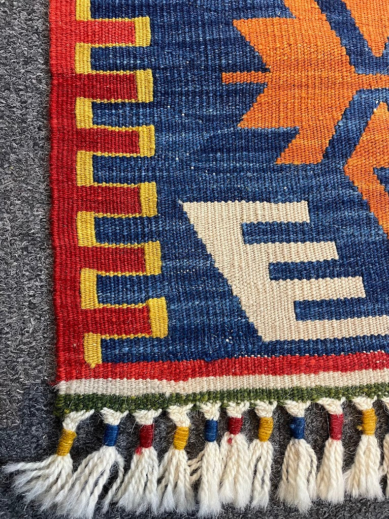 Turkish Nuzumlu Kilim 3'6 x 4'5