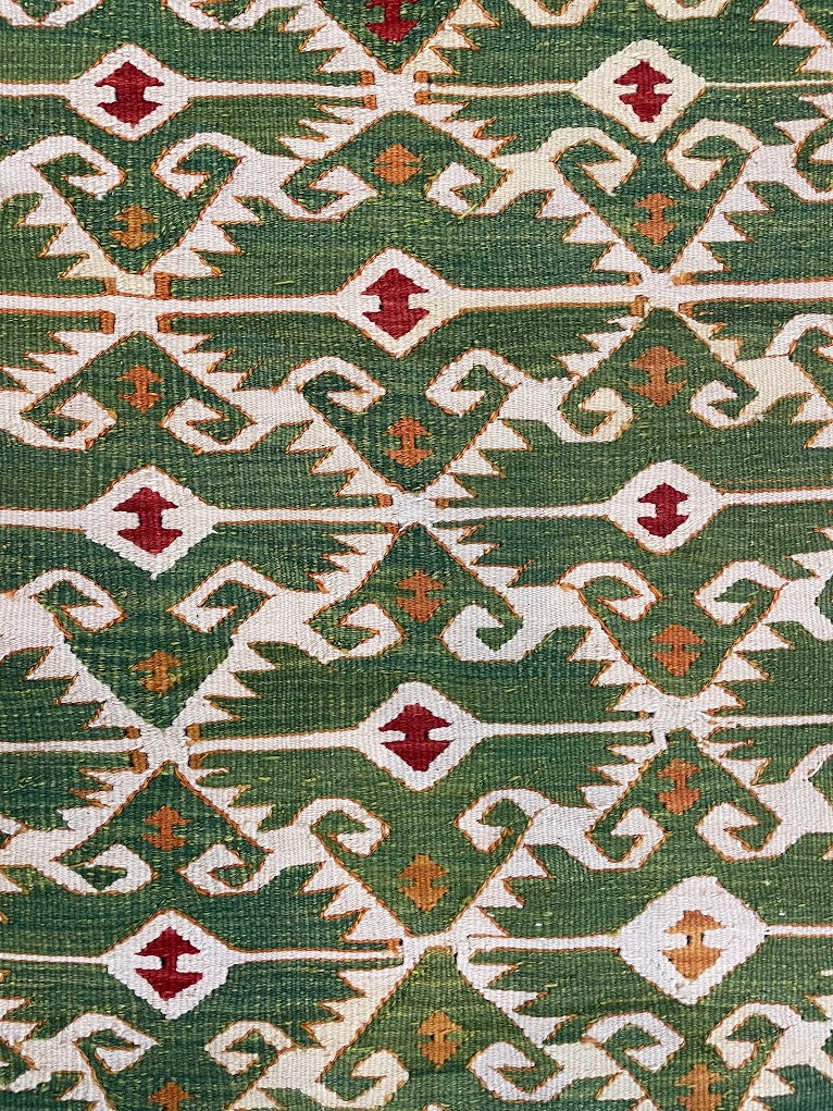 Turkish Nuzumlu Kilim 3'7 x 4'11