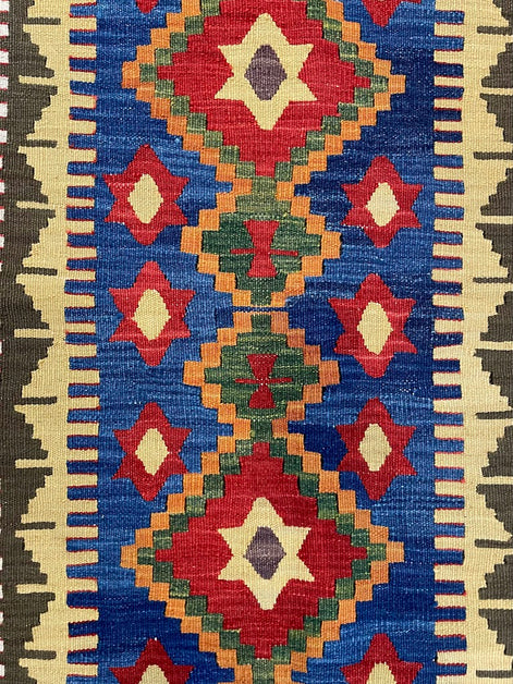 Turkish Nuzumlu Kilim 3'8 x 5'1