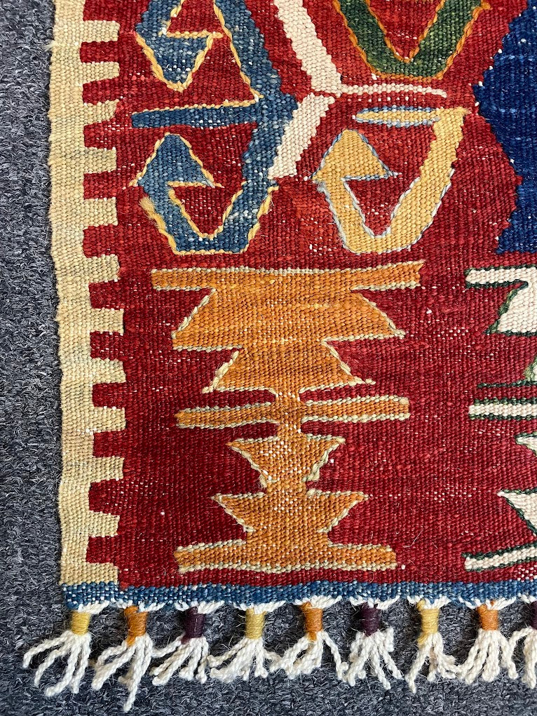 Turkish Nuzumlu Kilim 2'2 x 6'2