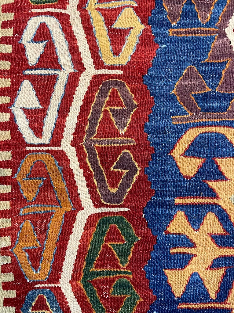 Turkish Nuzumlu Kilim 2'2 x 6'2
