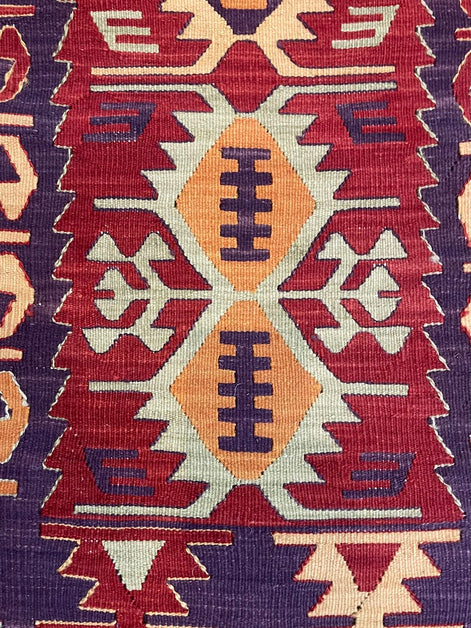 Turkish Nuzumlu Kilim 2'1 x 6'5