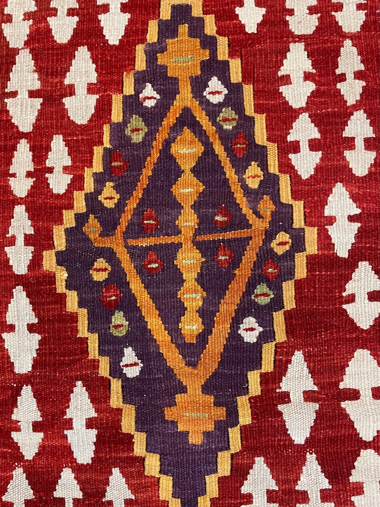 Turkish Nuzumlu Kilim 2'4 x 6'6