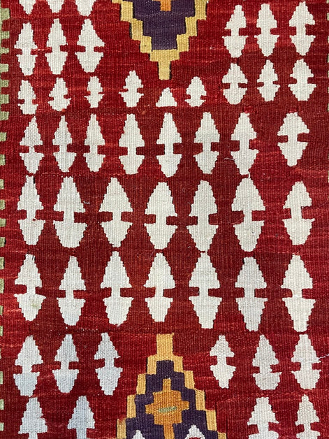 Turkish Nuzumlu Kilim 2'4 x 6'6