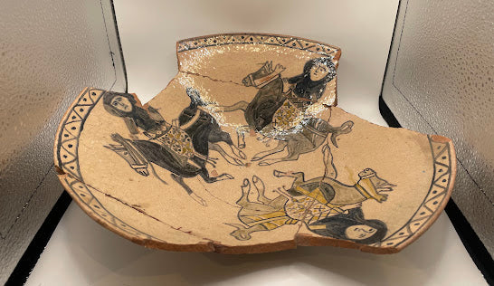 Ancient Seljuk Mina'i Bowl