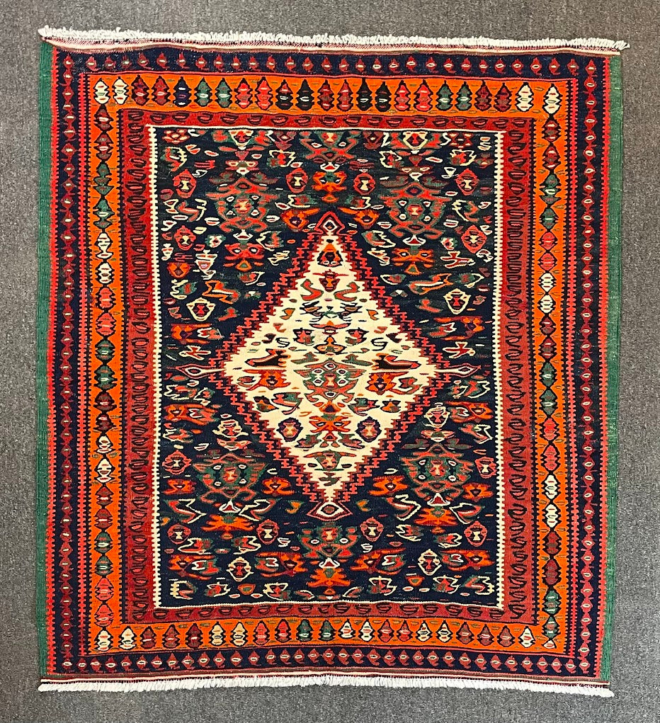 Iranian Senneh 3'10 x 4'2